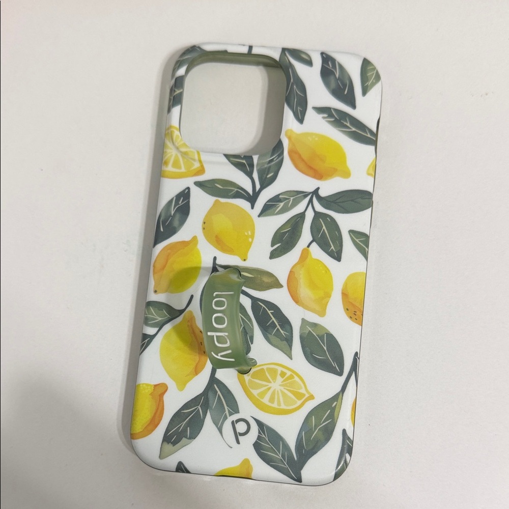 Loopy Case Citrus Delight Phone Case - White and Yellow